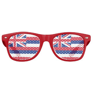 Party Shades Sunglasses with flag of Hawaii, USA