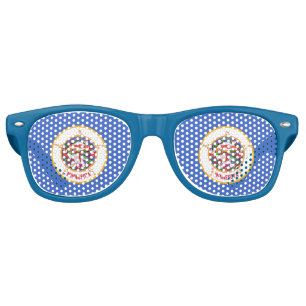 Party Shades Sunglasses with flag of Minnesota USA