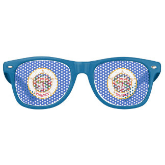 Party Shades Sunglasses with flag of Minnesota USA