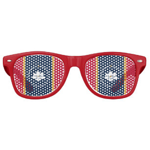 Party Shades Sunglasses with flag of Mississippi