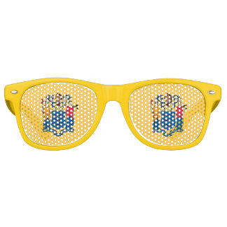 Party Shades Sunglasses with flag of New Jersey