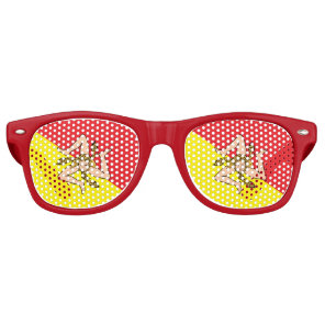 Party Shades Sunglasses with flag of Sicily