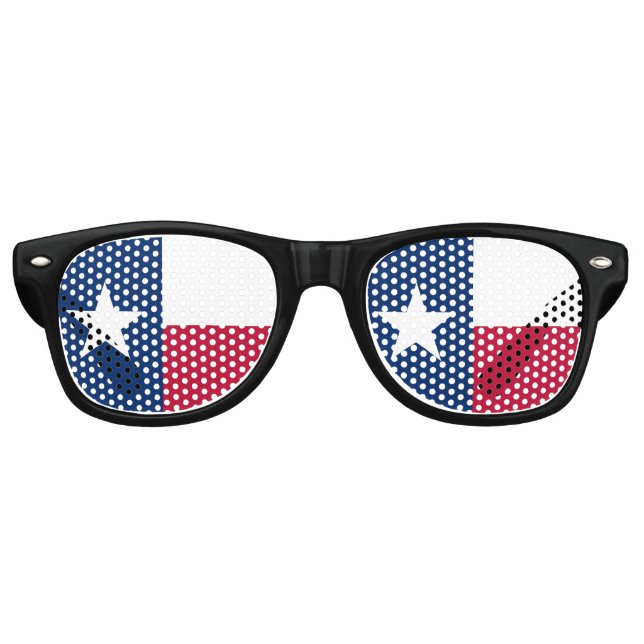 Party Shades & Texas Sunglasses USA / Texas flag  (Front)
