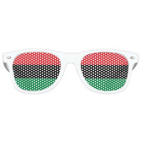 Party Shades  UNIA Sunglasses  Pan African flag
