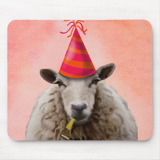 Party Sheep 2 Mouse Pad (Front)
