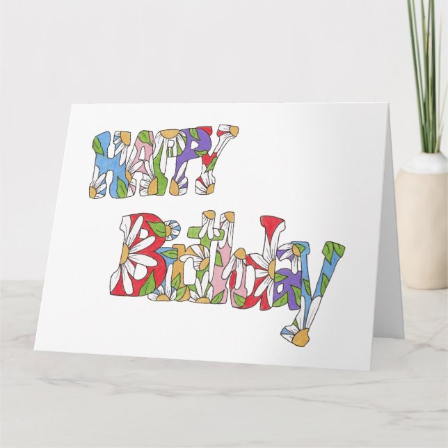 Party Size Birthday Card (Front)