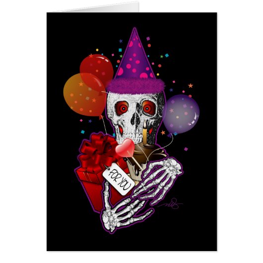 Party Skull Cards (Front)