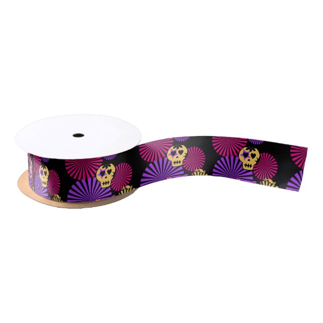 Party skulls ribbon (Spool)