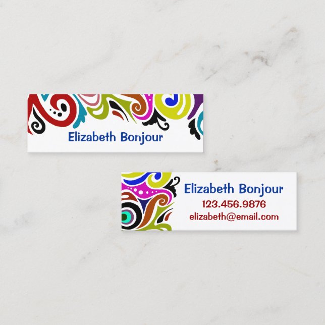 Party ~ Slim Business Card (Front/Back)