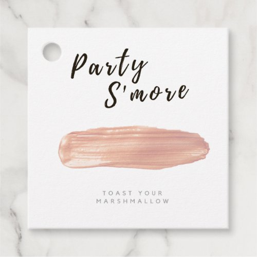 Party Smore _ Marshmallow Skewer Tag