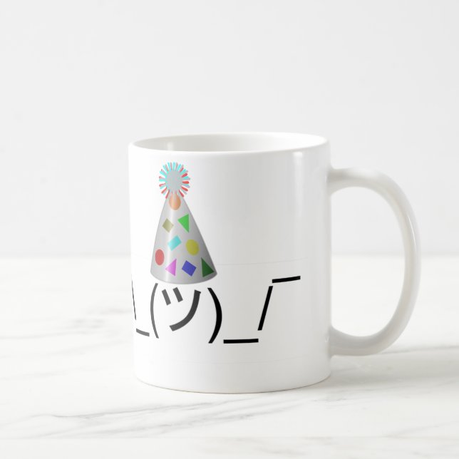 Party Smugshrug - Customizable Coffee Mug (Right)