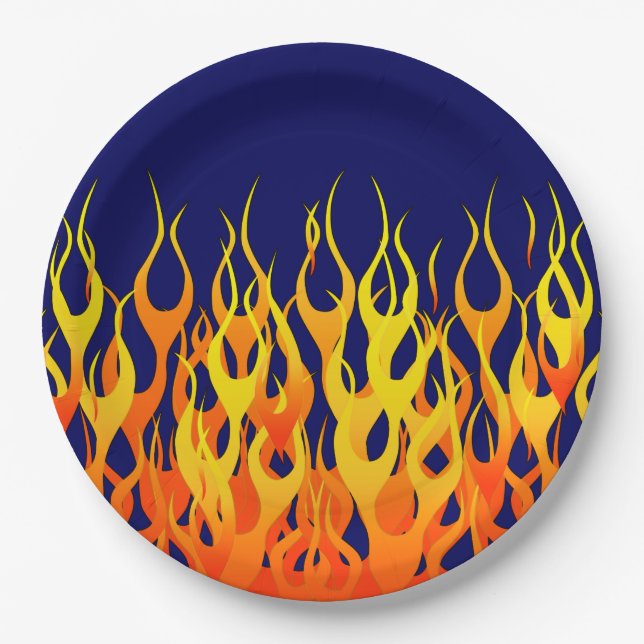Party Spirit Design Patterns And Graphics Paper Plates (Front)