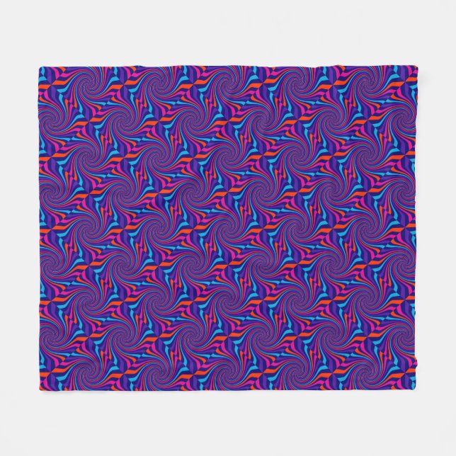Party Spirit Design Patterns And Textures Fleece Blanket (Front (Horizontal))