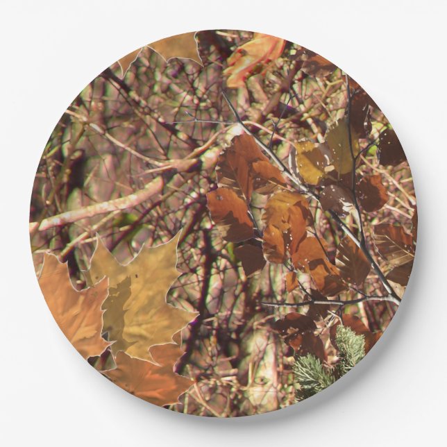 Party Spirit Design Patterns And Textures Paper Plates (Front)