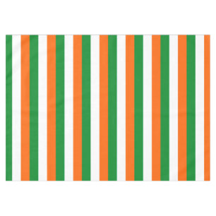 Party Spirit Irish Colors Stripes Decor Tablecloth