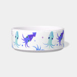 Party Squid Pattern Bowl<br><div class="desc">Cute Cartoon Party Squid Pattern</div>