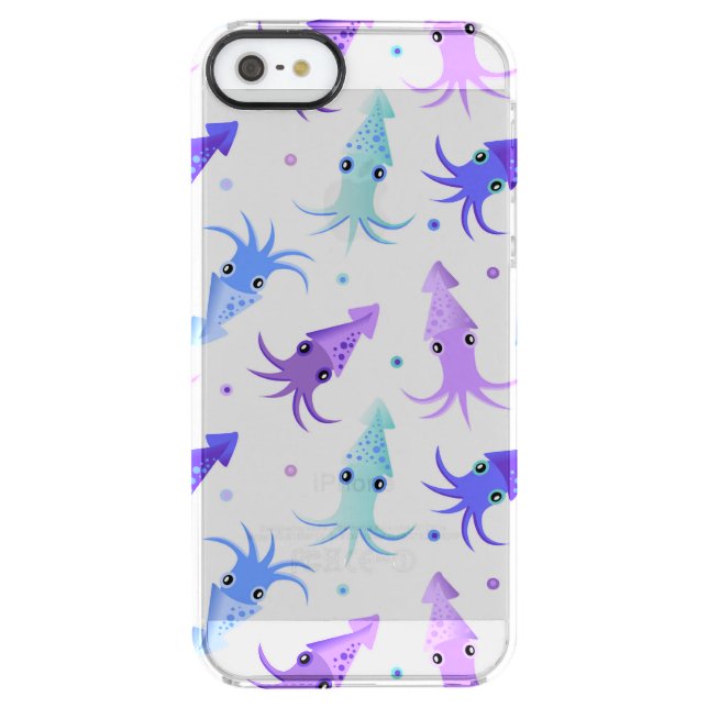 Party Squid Pattern Uncommon iPhone Case (Back)