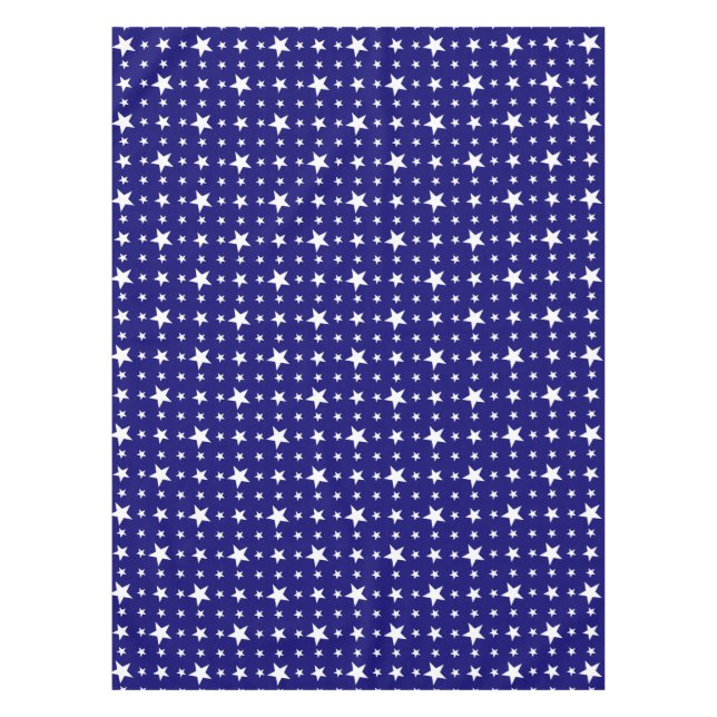 Party Stars on Blue Tablecloth (Front)