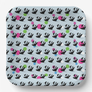 Party Stingray Colorful Pattern Paper Plates