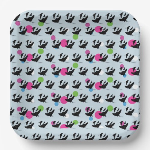 Party Stingray Colorful Pattern  Paper Plates