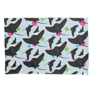 Party Stingray Colorful Pattern Pillow Case