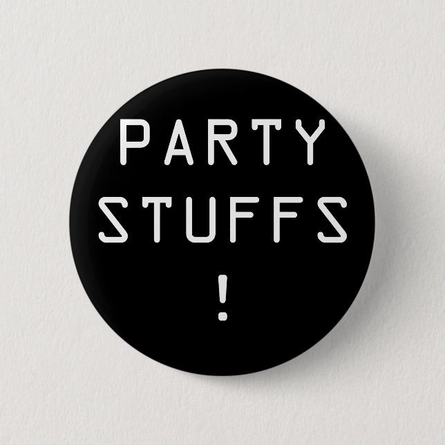 Party stuffs! Button (Front)