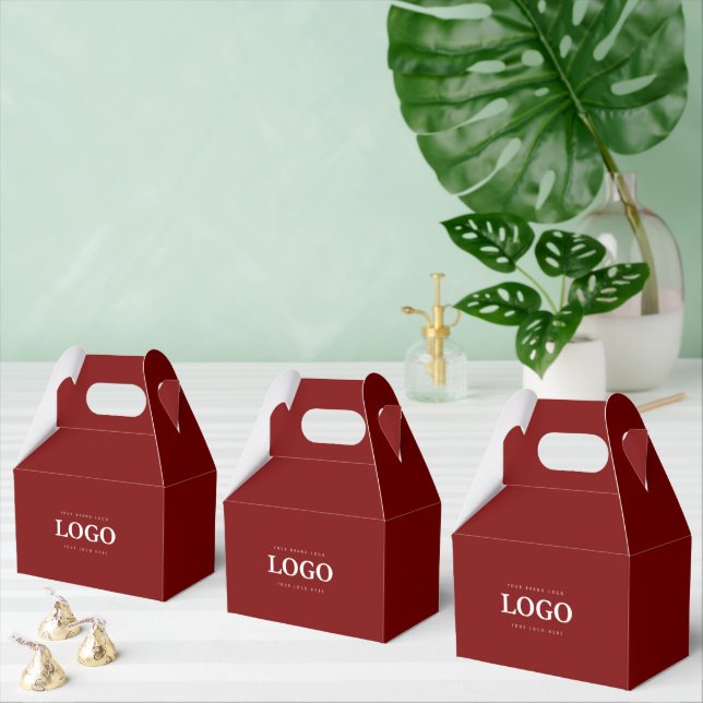 Party Supplies Custom Logo & Text Packaging Favor Boxes (Multiple)