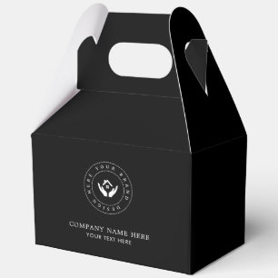 Party Supplies Custom Logo & Text Packaging Favor Boxes