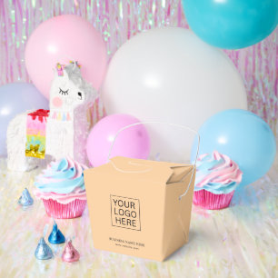 Party Supplies Custom Logo & Text Packaging Favor Boxes