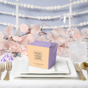 Party Supplies Custom Logo & Text Packaging Favor Boxes