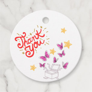 Party supplies favor tags