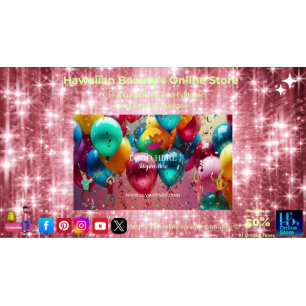 Party Supply Retailer Business Cards 19 