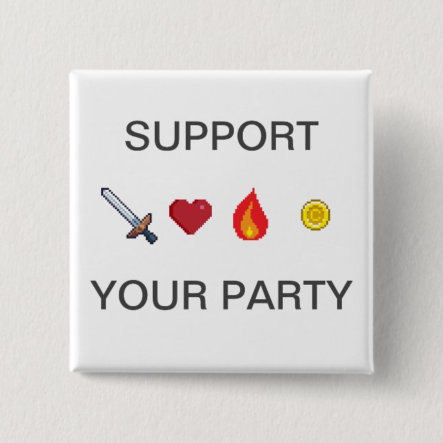Party Supporter Button (Front)
