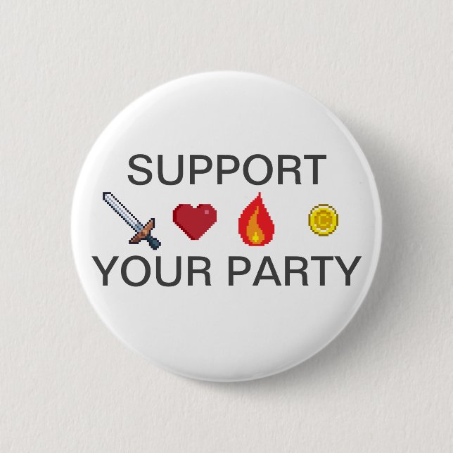 Party Supporter Button (Front)