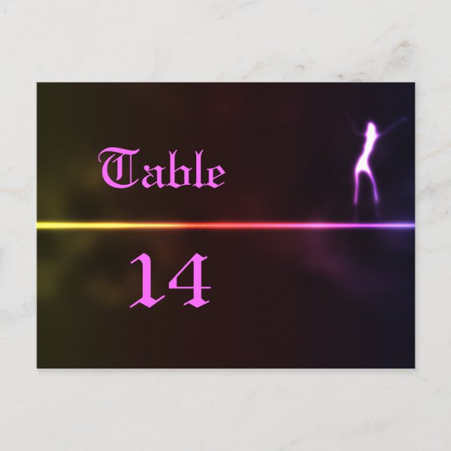 party table number (Front)