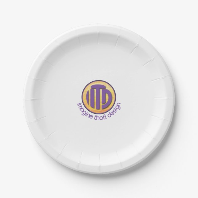 Party Temp Paper Plates (Front)