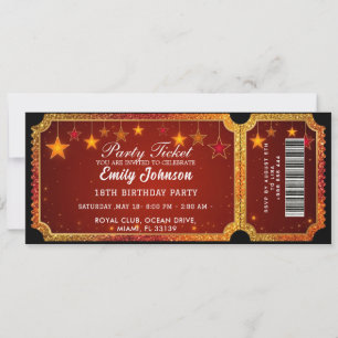 Party Ticket Invitation 2026
