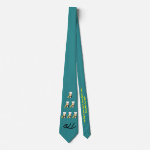 Party Tie: 1 Tequila, 2 Tequila, 3 Tequila, Floor! Neck Tie