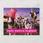 Party 'Til The Cows Come Home Invitation Postcard