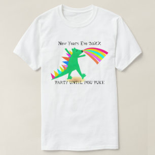 Party Till You Puke Dinosaur T-Shirt