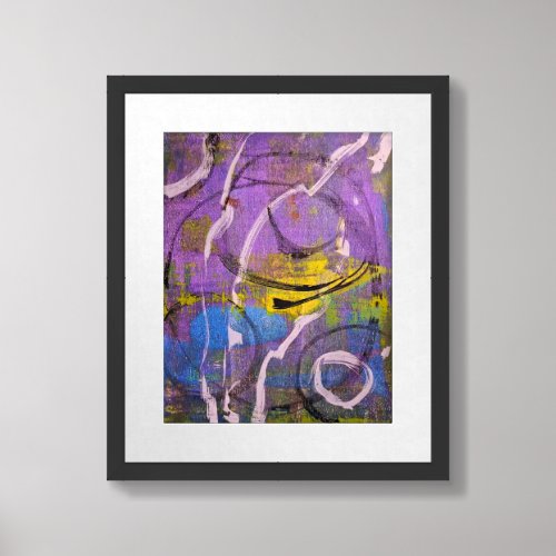 Party Time A Gel Print Abstract