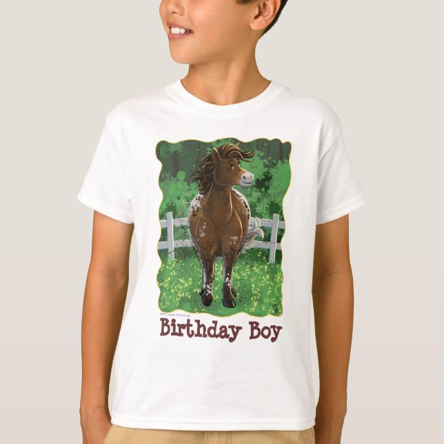 Party Time Appaloosa Horse T-Shirt (Front)
