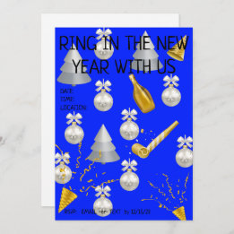 Party Time! (blank) Holiday Card