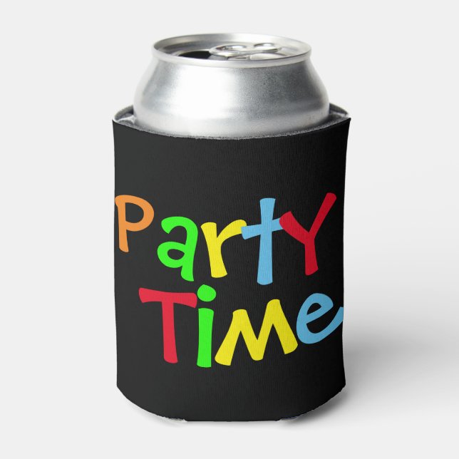 Party Time Can Cooler (Can Front)