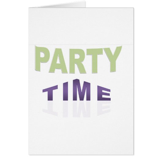 Party Time Cards (Front)