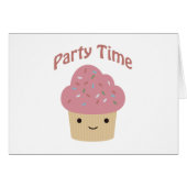 Party Time Cupcake (Front Horizontal)