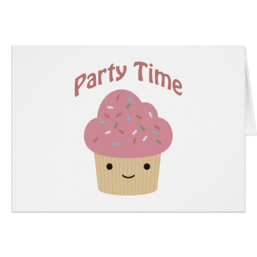Party Time Cupcake (Front Horizontal)
