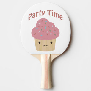 Party TIme Cupcake Ping Pong Paddle