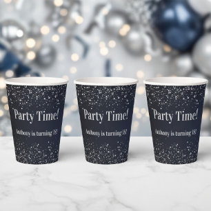 Party Time! Custom 18th Birthday Party Paper Cups
