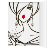 Party Time, Dah-ling! - Customized - Customized Cards (Inside (Left))